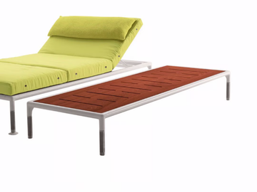 SPRINGTIME - Mahogany garden side table by B&B Italia Outdoor - view 2